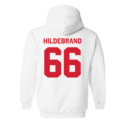 Texas Tech - NCAA Football : Jackson Hildebrand - Classic Shersey Hooded Sweatshirt-1