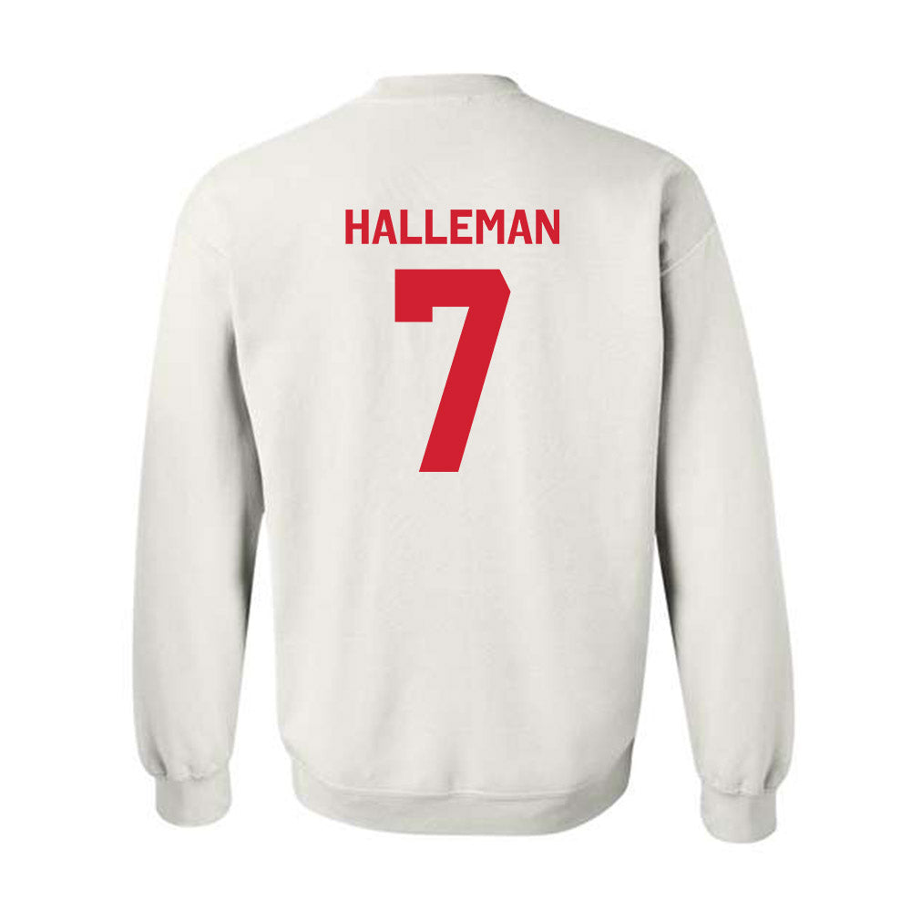Texas Tech - NCAA Softball : Logan Halleman - Classic Shersey Crewneck Sweatshirt-1