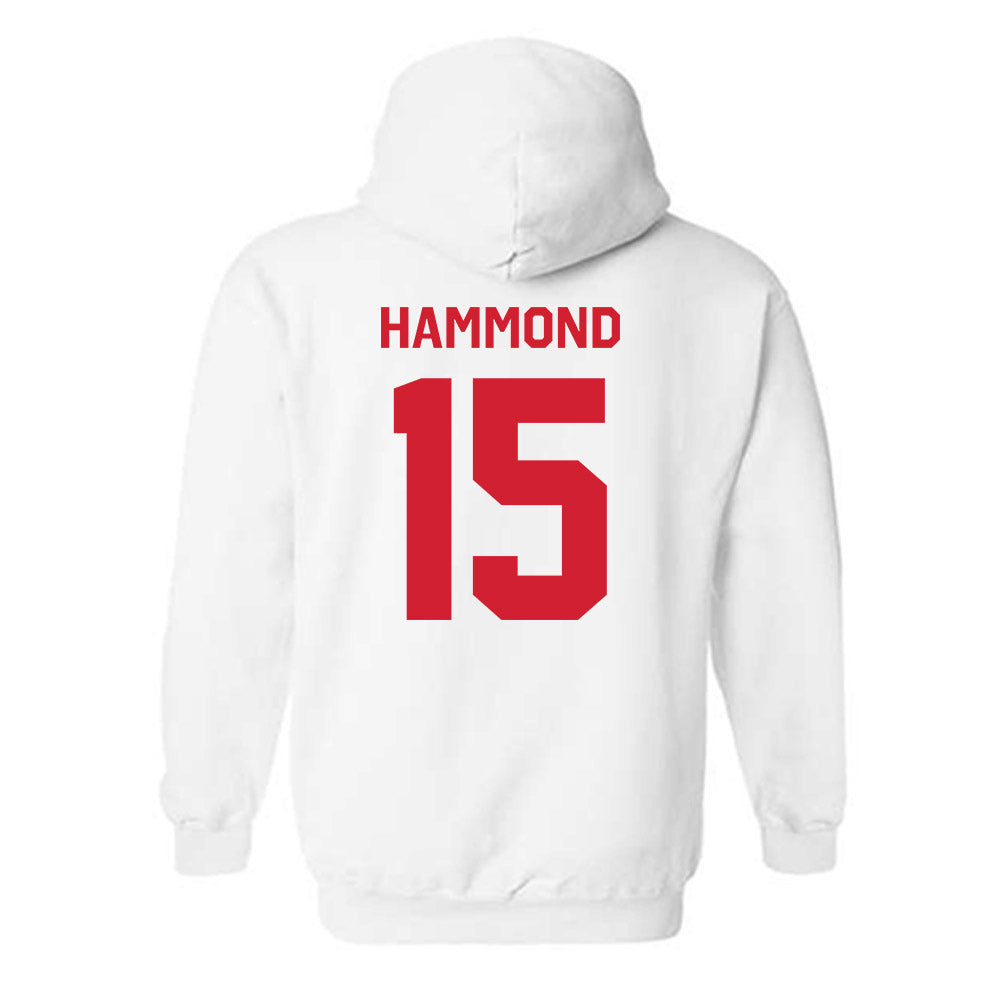 Texas Tech - NCAA Football : Will Hammond - Classic Shersey Hooded Sweatshirt-1