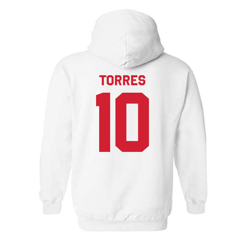 Texas Tech - NCAA Women's Soccer : Emma Torres - Classic Shersey Hooded Sweatshirt-1