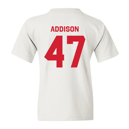 Texas Tech - NCAA Baseball : Logan Addison - Classic Shersey Youth T-Shirt-1