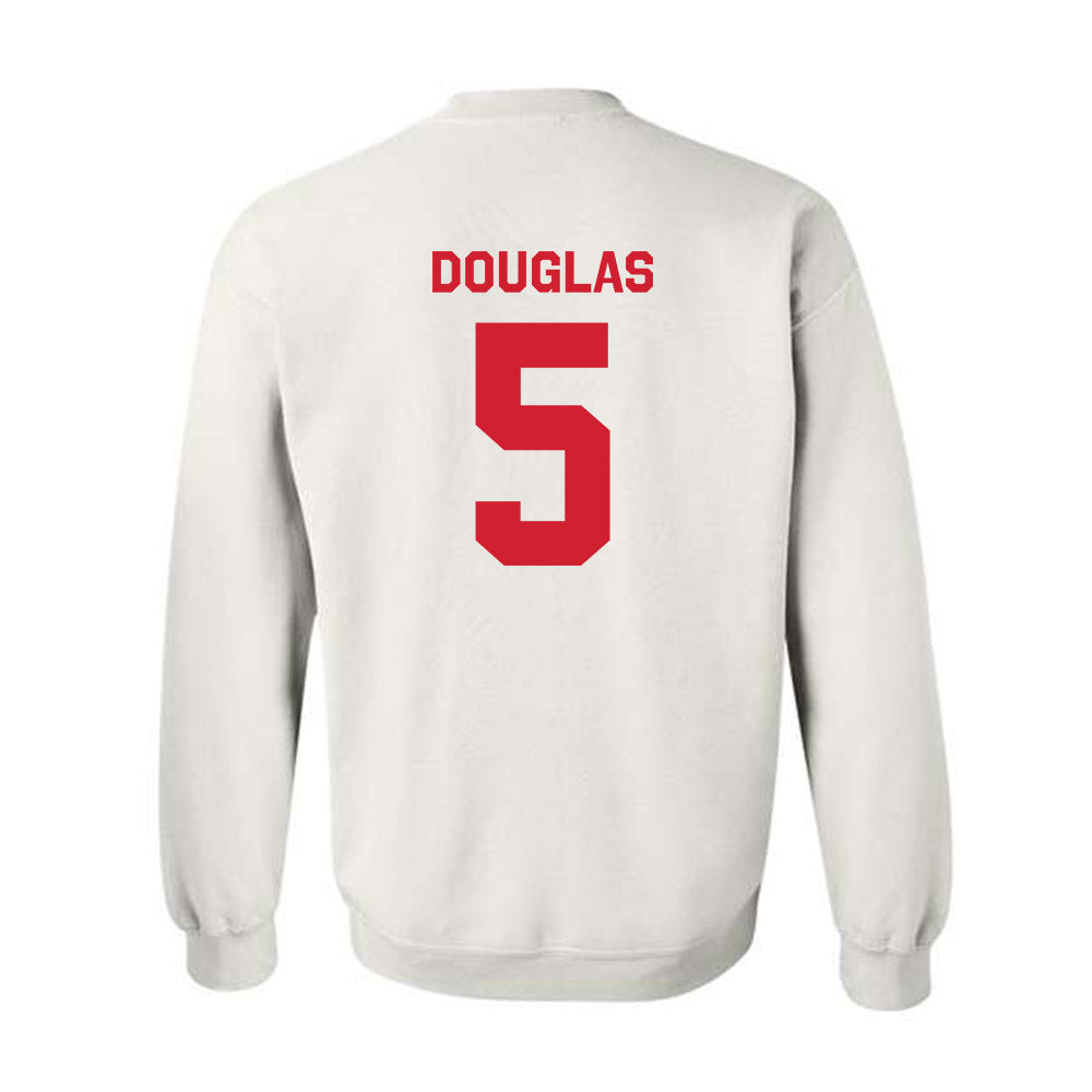 Texas Tech - NCAA Football : Caleb Douglas - Classic Shersey Crewneck Sweatshirt-1