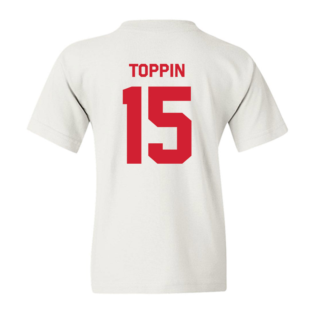 Texas Tech - NCAA Men's Basketball : JT Toppin - Classic Shersey Youth T-Shirt-1