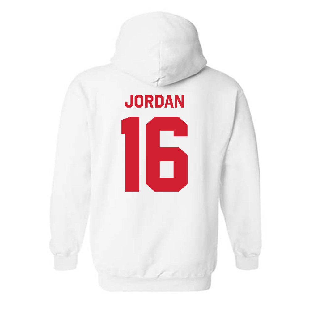 Texas Tech - NCAA Baseball : Will Jordan - Classic Shersey Hooded Sweatshirt-1