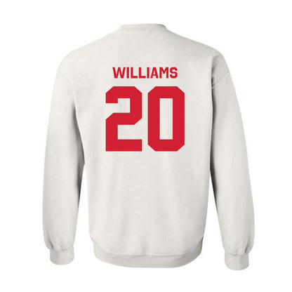 Texas Tech - NCAA Football : J'koby Williams - Classic Shersey Crewneck Sweatshirt-1