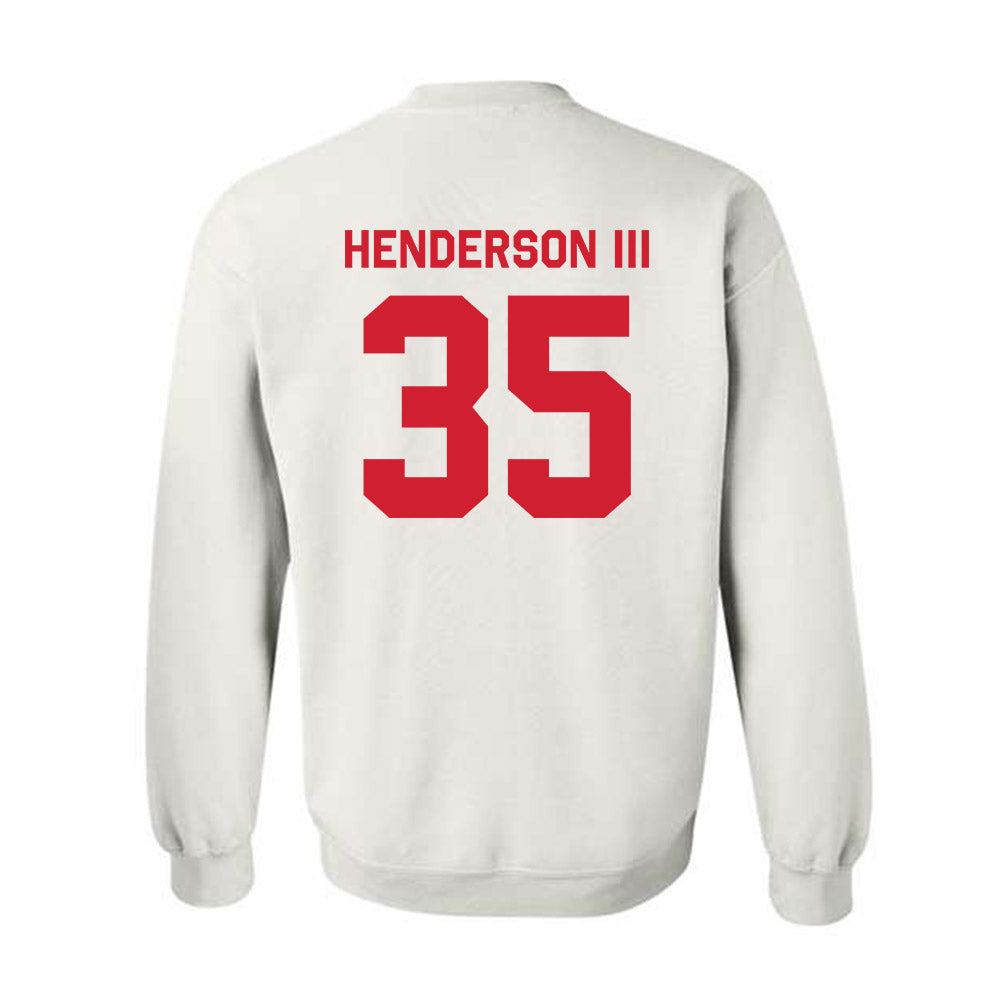 Texas Tech - NCAA Football : Michael Henderson III - Classic Shersey Crewneck Sweatshirt-1