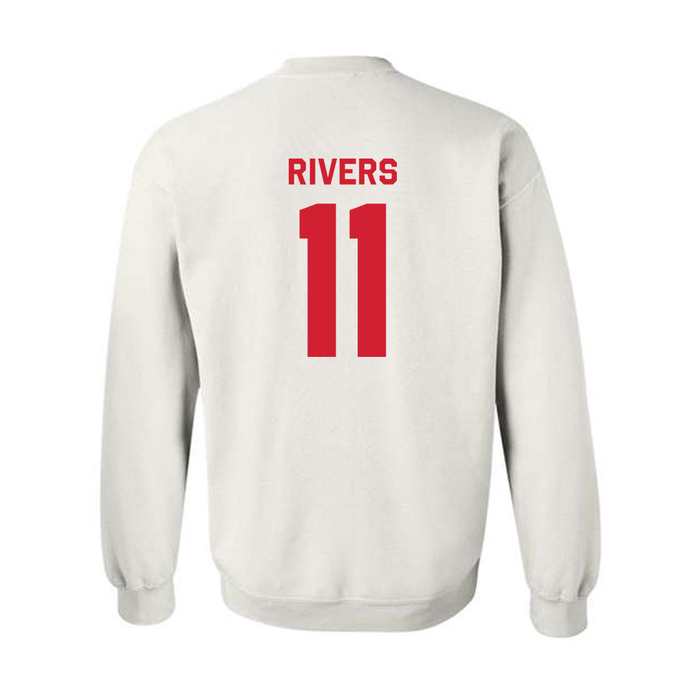 Texas Tech - NCAA Baseball : Davis Rivers - Classic Shersey Crewneck Sweatshirt-1