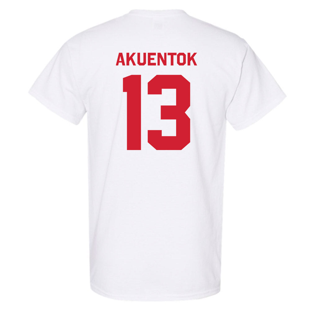 Texas Tech - NCAA Men's Basketball : Marial Akuentok - Classic Shersey T-Shirt-1