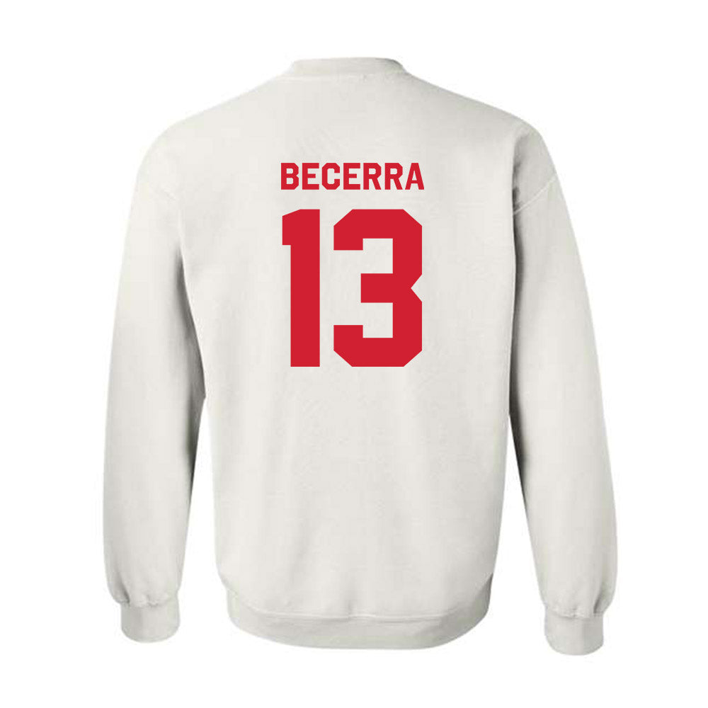 Texas Tech - NCAA Baseball : Donovan Becerra - Classic Shersey Crewneck Sweatshirt-1