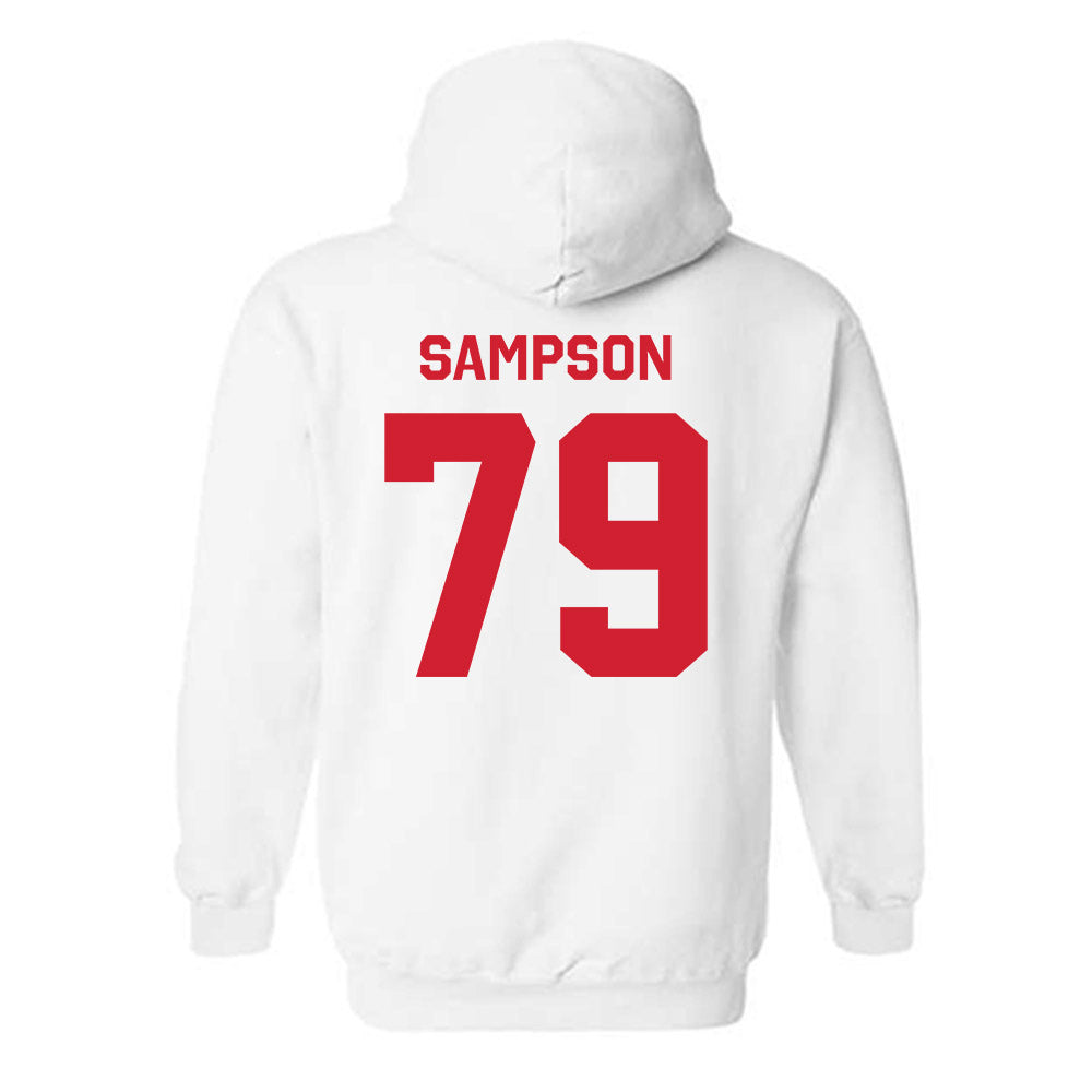 Texas Tech - NCAA Football : Howard Sampson - Classic Shersey Hooded Sweatshirt-1