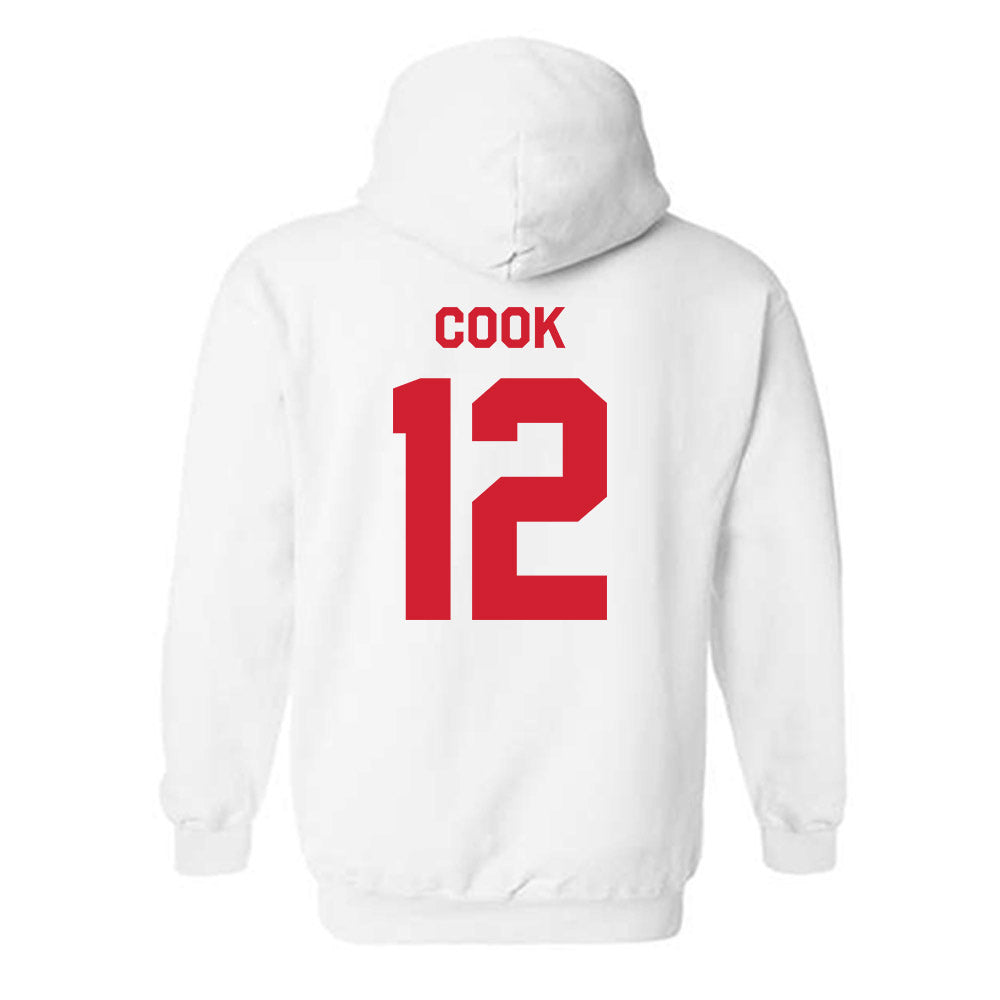 Texas Tech - NCAA Women's Volleyball : Taylor Cook - Classic Shersey Hooded Sweatshirt-1