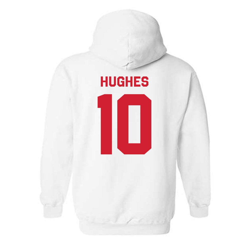 Texas Tech - NCAA Baseball : Logan Hughes - Classic Shersey Hooded Sweatshirt-1