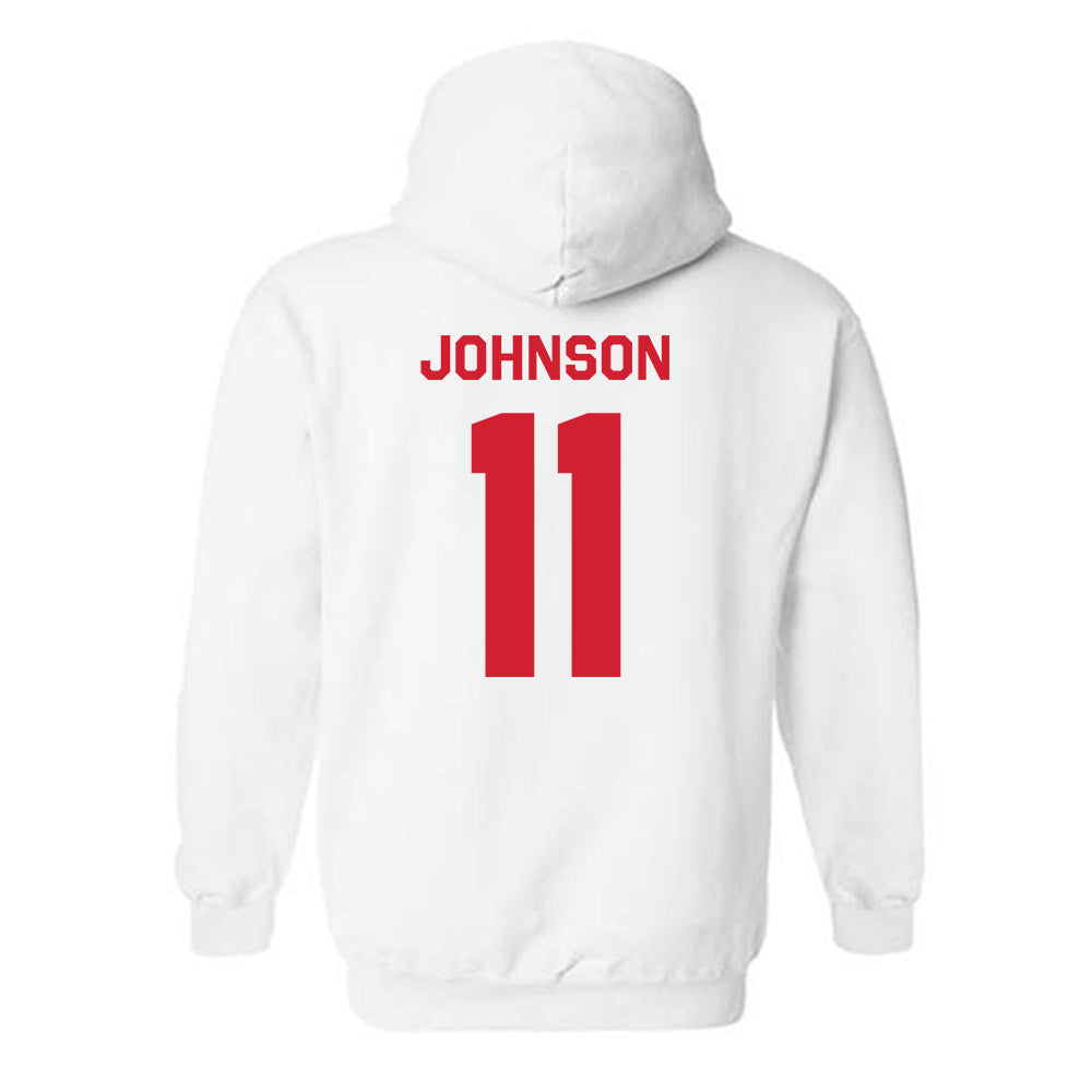 Texas Tech - NCAA Women's Volleyball : Tatum Johnson - Classic Shersey Hooded Sweatshirt-1