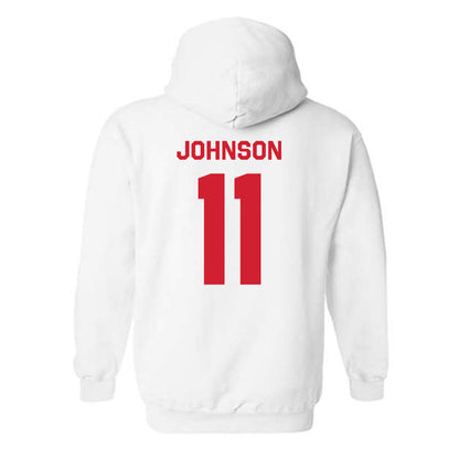 Texas Tech - NCAA Women's Volleyball : Tatum Johnson - Classic Shersey Hooded Sweatshirt-1