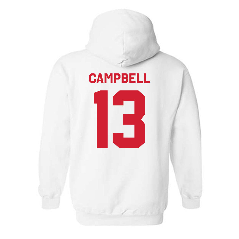 Texas Tech - NCAA Football : Chase Campbell - Classic Shersey Hooded Sweatshirt-1