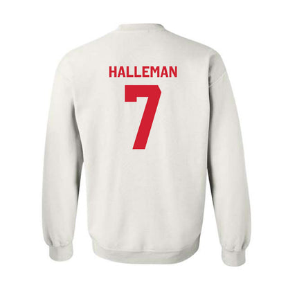 Texas Tech - NCAA Softball : Logan Halleman - Classic Shersey Crewneck Sweatshirt-1