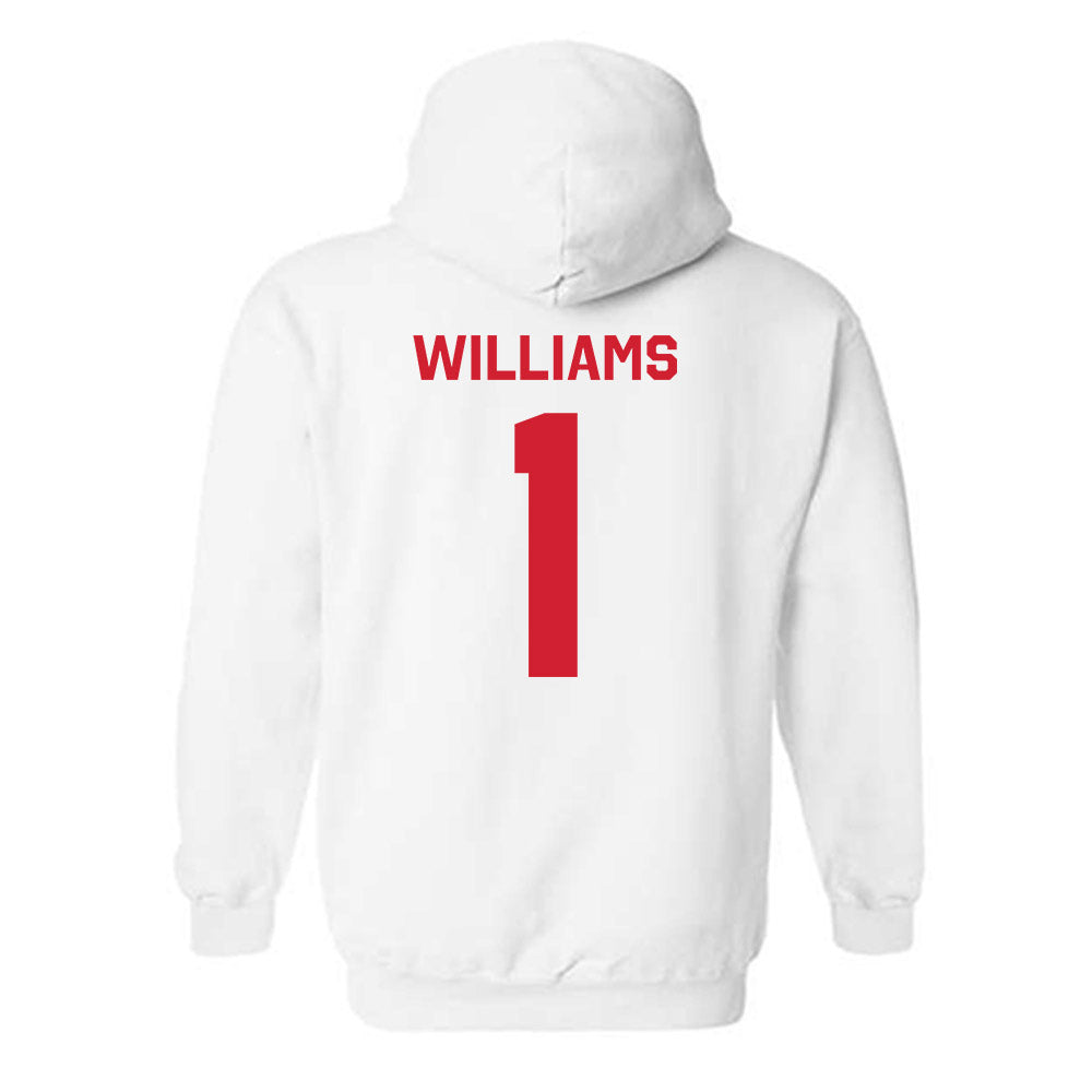 Texas Tech - NCAA Softball : Mia Williams - Classic Shersey Hooded Sweatshirt-1