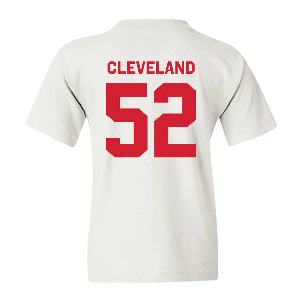 Texas Tech - NCAA Football : Cash Cleveland - Classic Shersey Youth T-Shirt-1