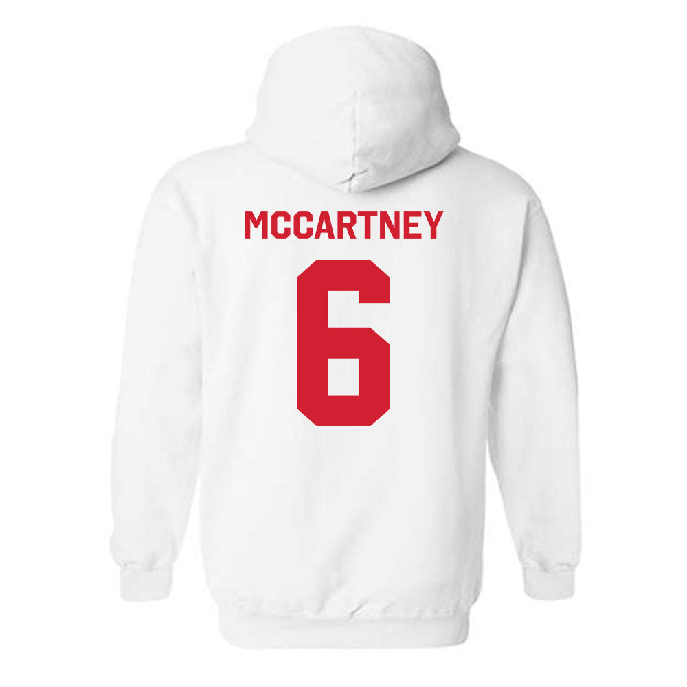 Texas Tech - NCAA Women's Soccer : Emilie McCartney - Classic Shersey Hooded Sweatshirt-1