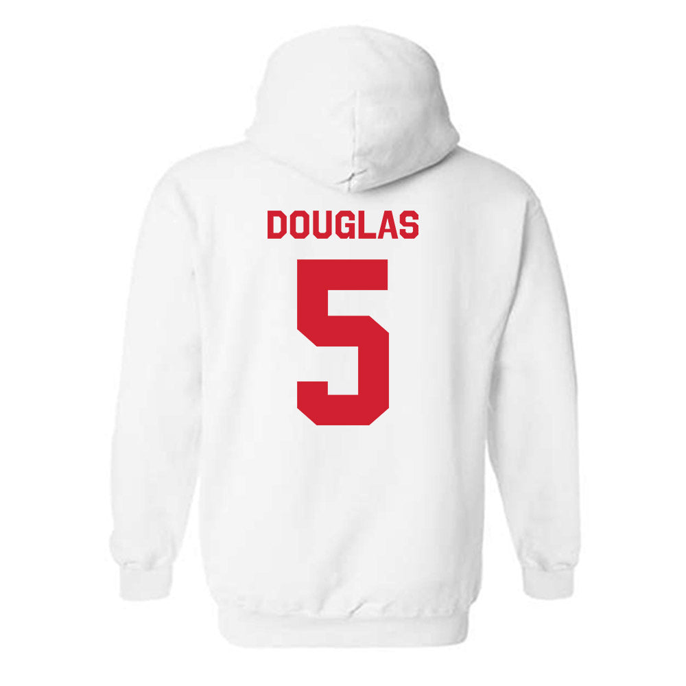 Texas Tech - NCAA Football : Caleb Douglas - Classic Shersey Hooded Sweatshirt-1
