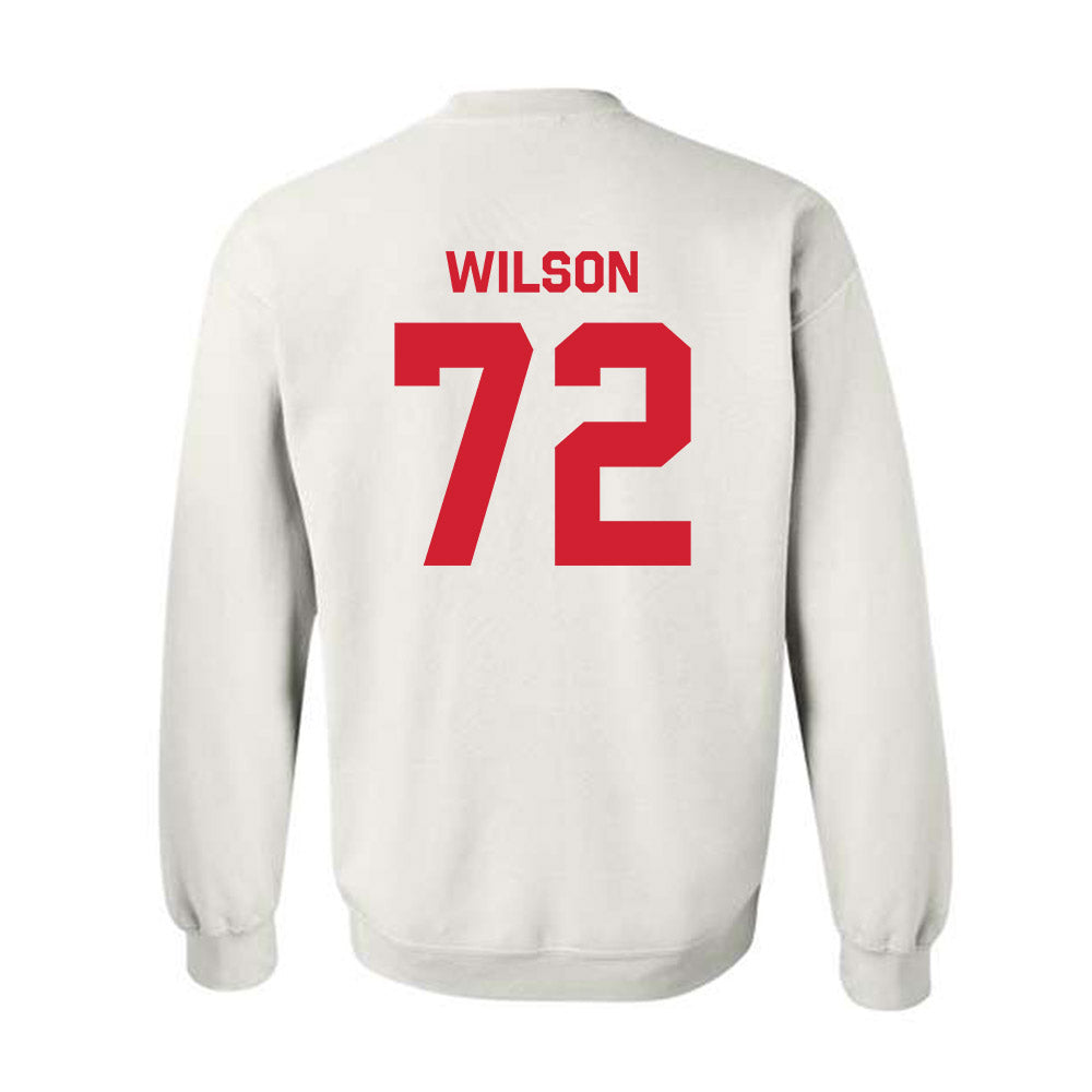 Texas Tech - NCAA Football : Sheridan Wilson - Classic Shersey Crewneck Sweatshirt-1