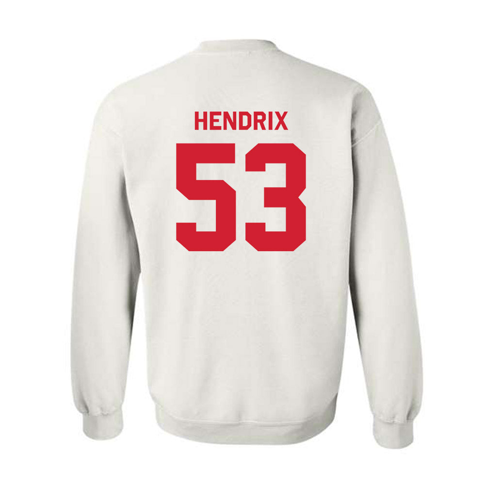Texas Tech - NCAA Football : Holton Hendrix - Classic Shersey Crewneck Sweatshirt-1