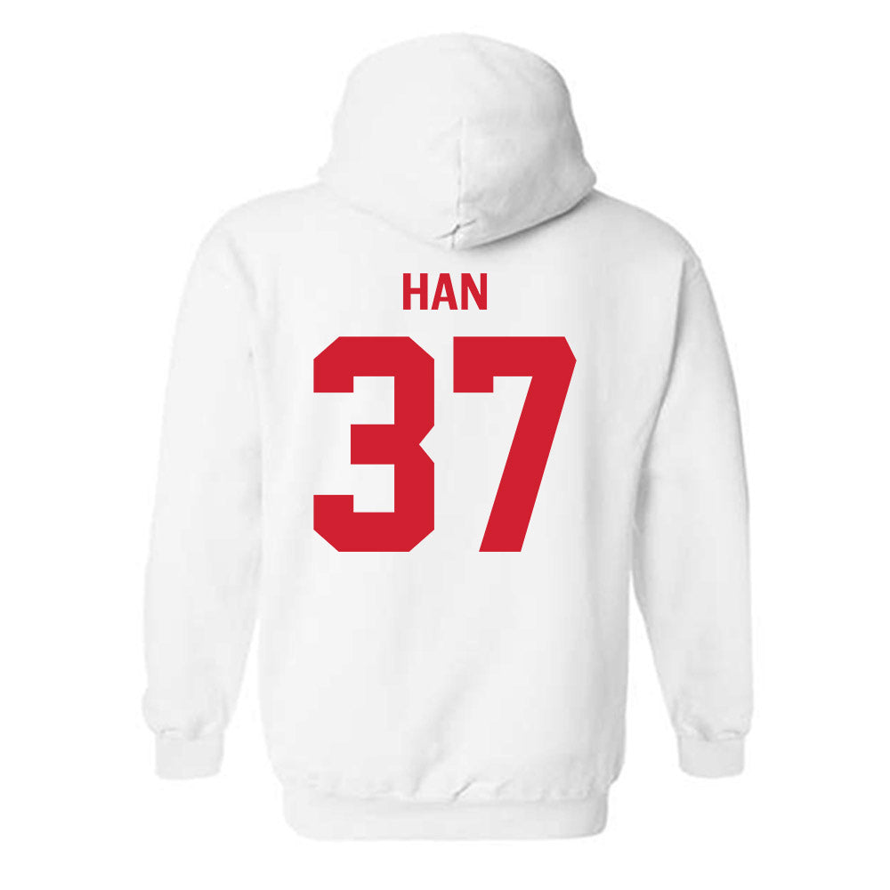 Texas Tech - NCAA Baseball : Heeryun Han - Classic Shersey Hooded Sweatshirt-1