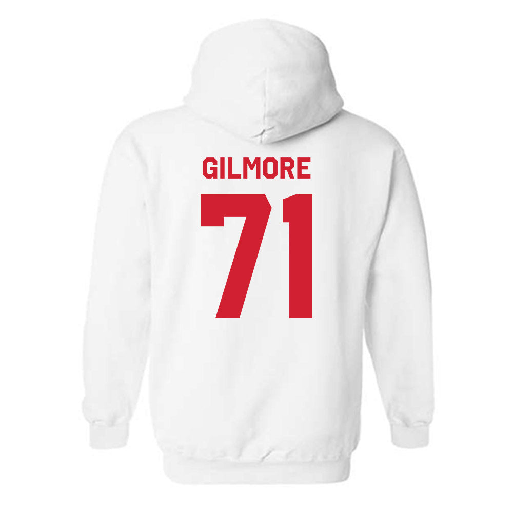 Texas Tech - NCAA Football : Bryce Gilmore - Classic Shersey Hooded Sweatshirt-1
