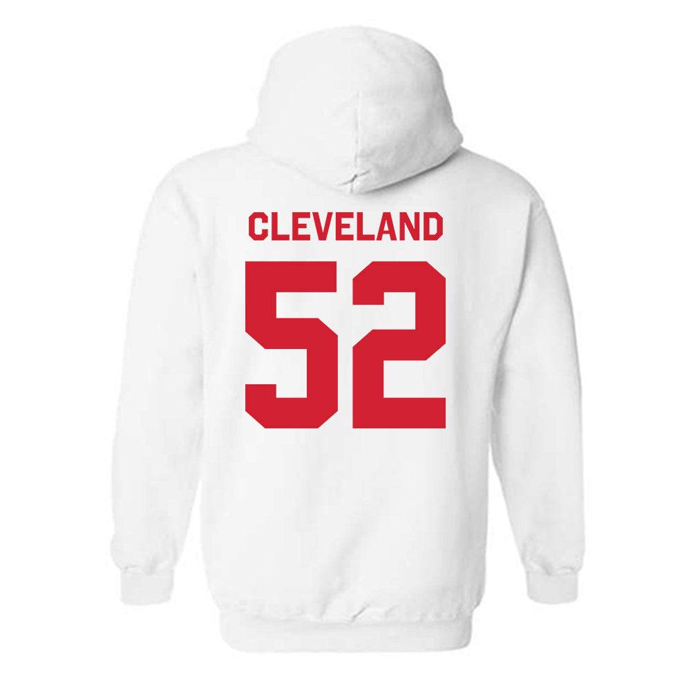 Texas Tech - NCAA Football : Cash Cleveland - Classic Shersey Hooded Sweatshirt-1