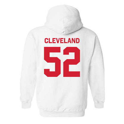 Texas Tech - NCAA Football : Cash Cleveland - Classic Shersey Hooded Sweatshirt-1