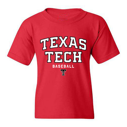 Texas Tech - NCAA Baseball : Daniel Hesse - Classic Shersey Youth T-Shirt-1