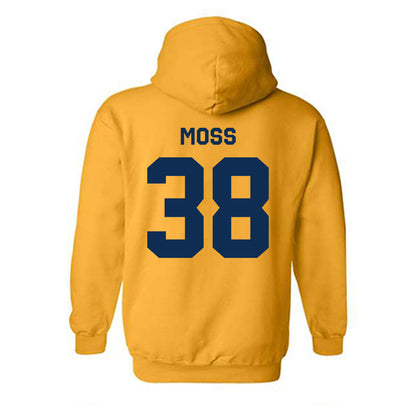 West Virginia - NCAA Football : Macguire Moss - Classic Shersey Hooded Sweatshirt-1