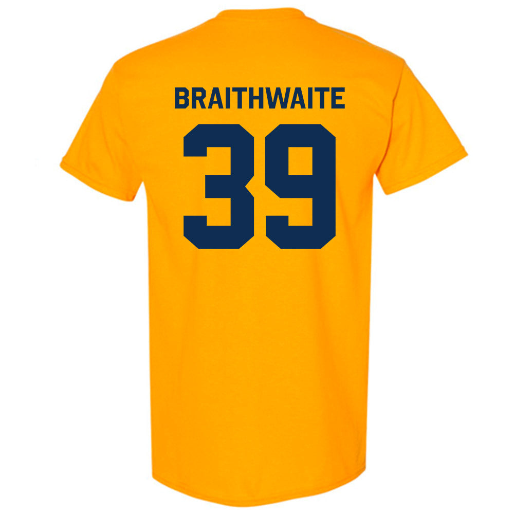 West Virginia - NCAA Baseball : Trey Braithwaite - Classic Shersey T-Shirt-1