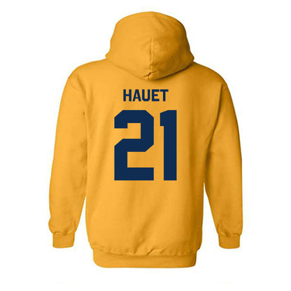 West Virginia - NCAA Men's Basketball : Niyol Hauet - Classic Shersey Hooded Sweatshirt-1