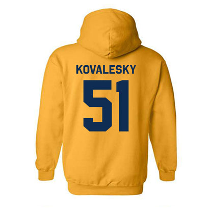 West Virginia - NCAA Football : Raymond Kovalesky - Classic Shersey Hooded Sweatshirt-1
