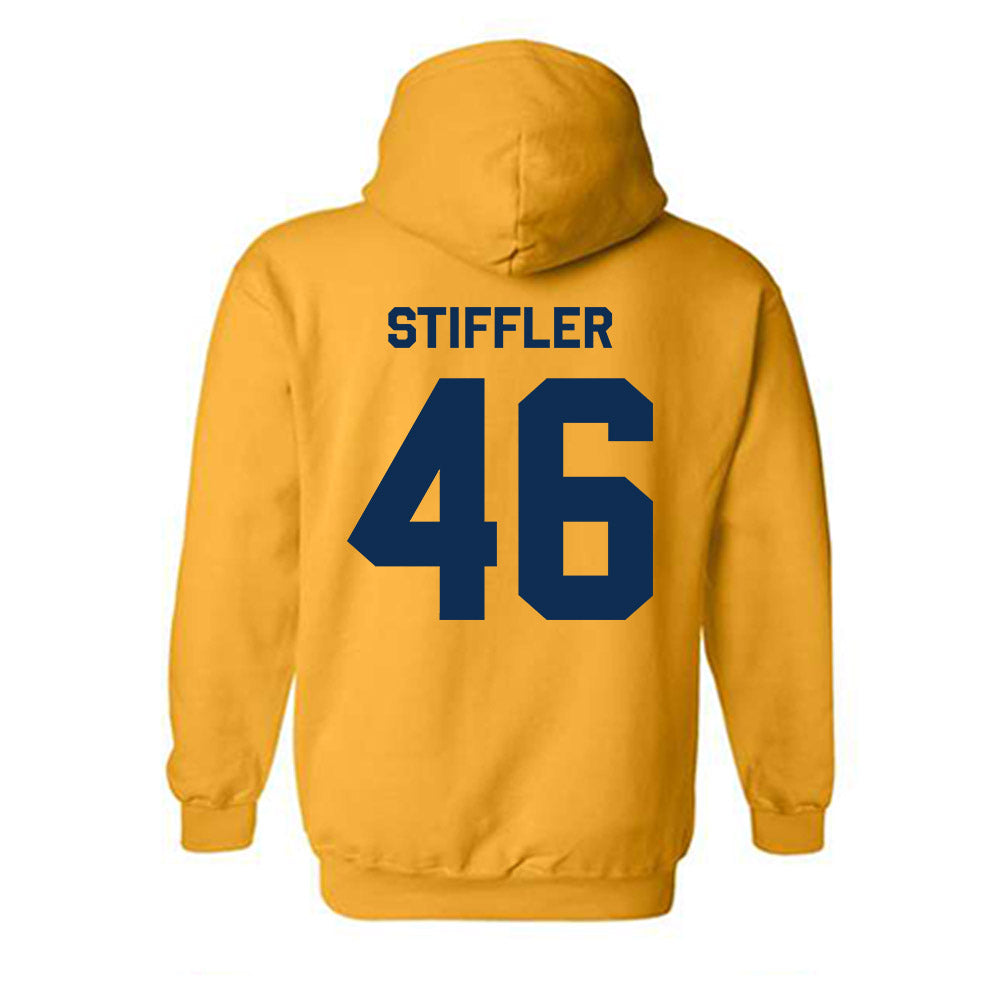 West Virginia - NCAA Baseball : Mac Stiffler - Classic Shersey Hooded Sweatshirt-1