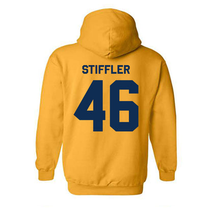 West Virginia - NCAA Baseball : Mac Stiffler - Classic Shersey Hooded Sweatshirt-1