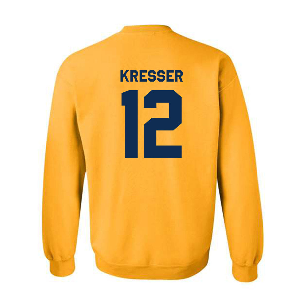 West Virginia - NCAA Baseball : Brodie Kresser - Classic Shersey Crewneck Sweatshirt-1