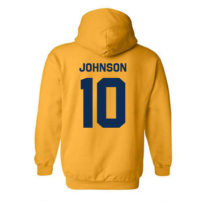 West Virginia - NCAA Football : Jeremiah Johnson - Classic Shersey Hooded Sweatshirt-1