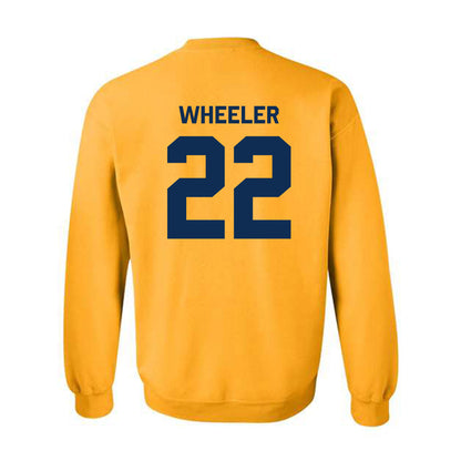 West Virginia - NCAA Women's Basketball : Kierra Wheeler - Classic Shersey Crewneck Sweatshirt-1