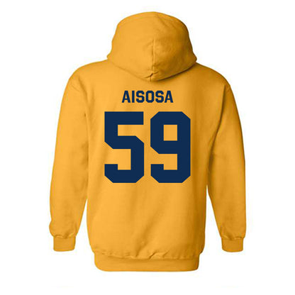West Virginia - NCAA Football : Josh Aisosa - Classic Shersey Hooded Sweatshirt-1