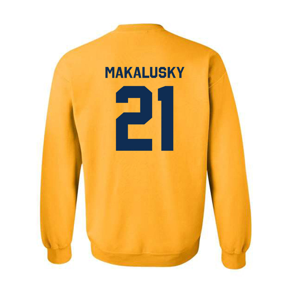 West Virginia - NCAA Women's Basketball : Riley Makalusky - Classic Shersey Crewneck Sweatshirt-1