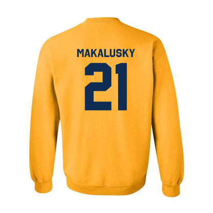 West Virginia - NCAA Women's Basketball : Riley Makalusky - Classic Shersey Crewneck Sweatshirt-1