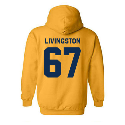 West Virginia - NCAA Football : Landen Livingston - Classic Shersey Hooded Sweatshirt-1