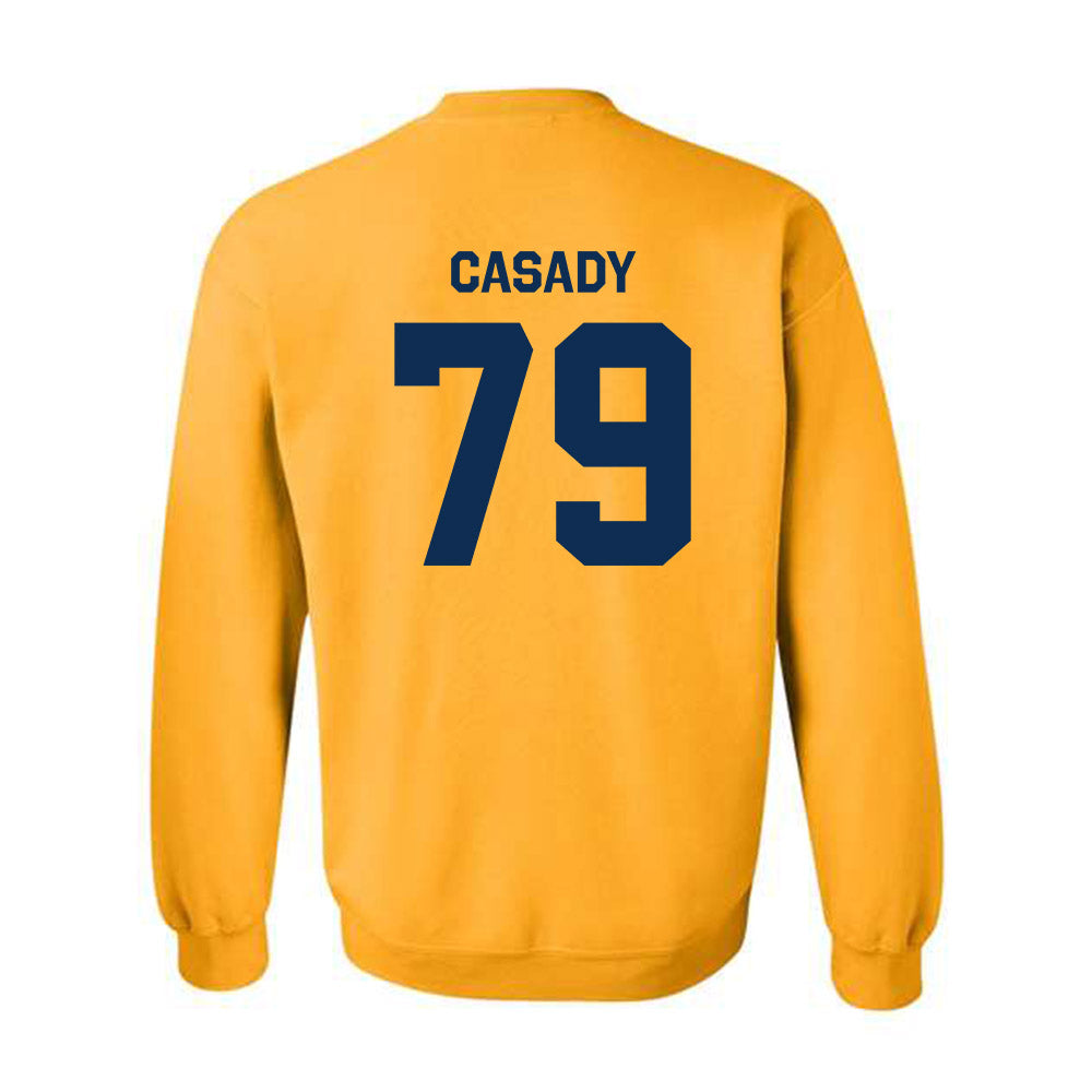 West Virginia - NCAA Football : Carsten Casady - Classic Shersey Crewneck Sweatshirt-1