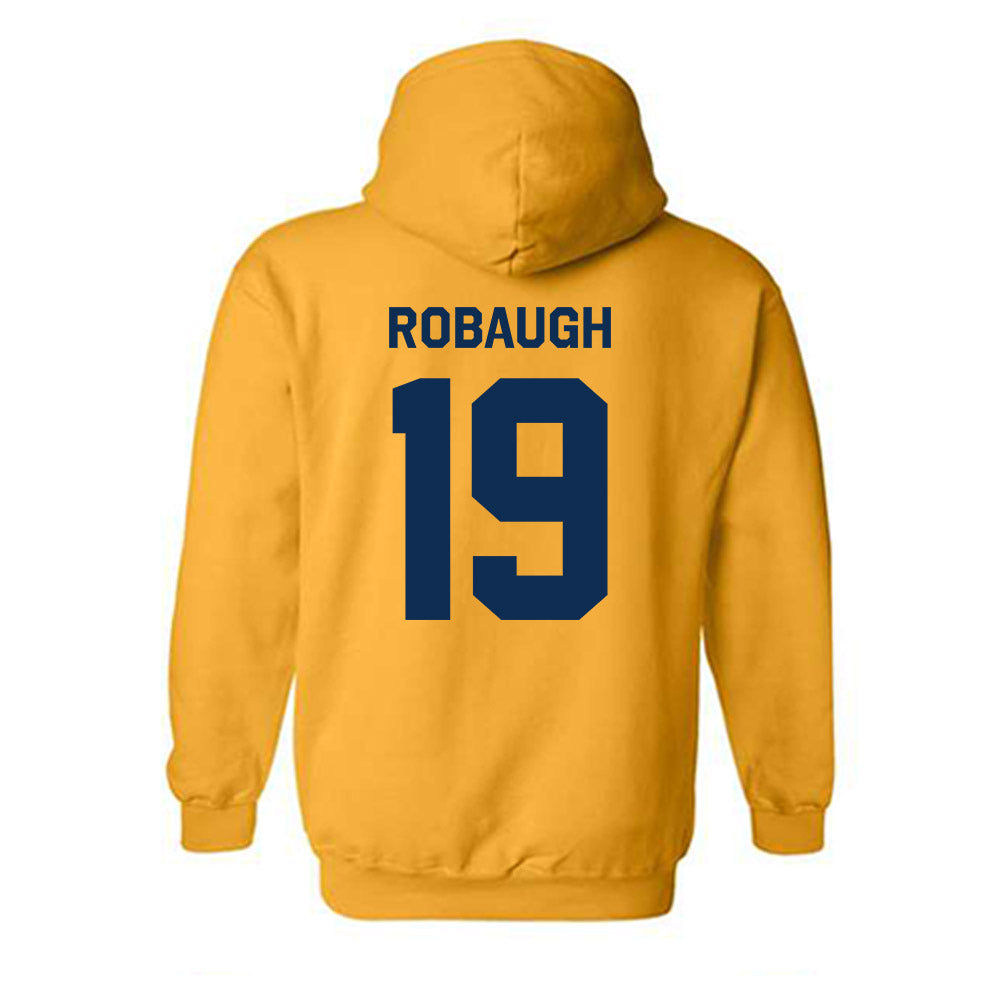 West Virginia - NCAA Baseball : Matthew Robaugh - Classic Shersey Hooded Sweatshirt-1
