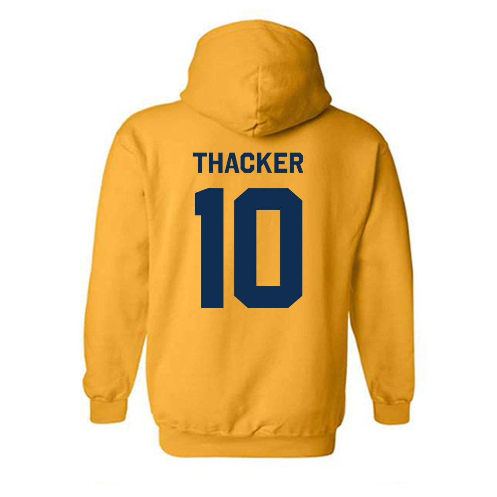 West Virginia - NCAA Baseball : Bryson Thacker - Classic Shersey Hooded Sweatshirt-1