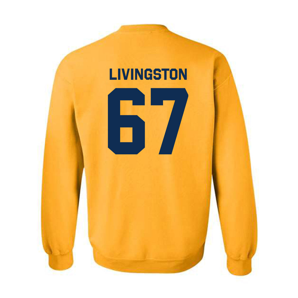 West Virginia - NCAA Football : Landen Livingston - Classic Shersey Crewneck Sweatshirt-1