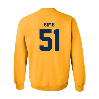 West Virginia - NCAA Baseball : Colton Sims - Classic Shersey Crewneck Sweatshirt-1