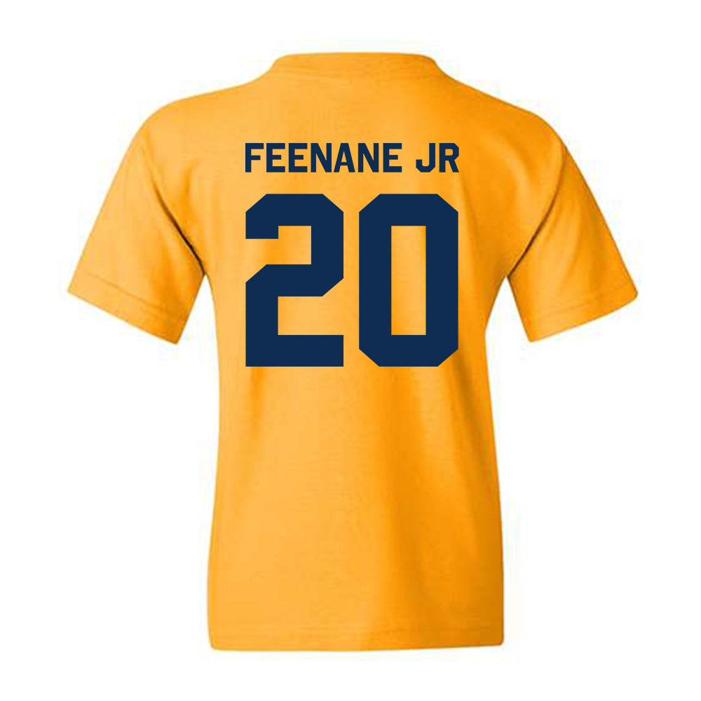 West Virginia - NCAA Men's Basketball : Michael Feenane Jr - Classic Shersey Youth T-Shirt-1